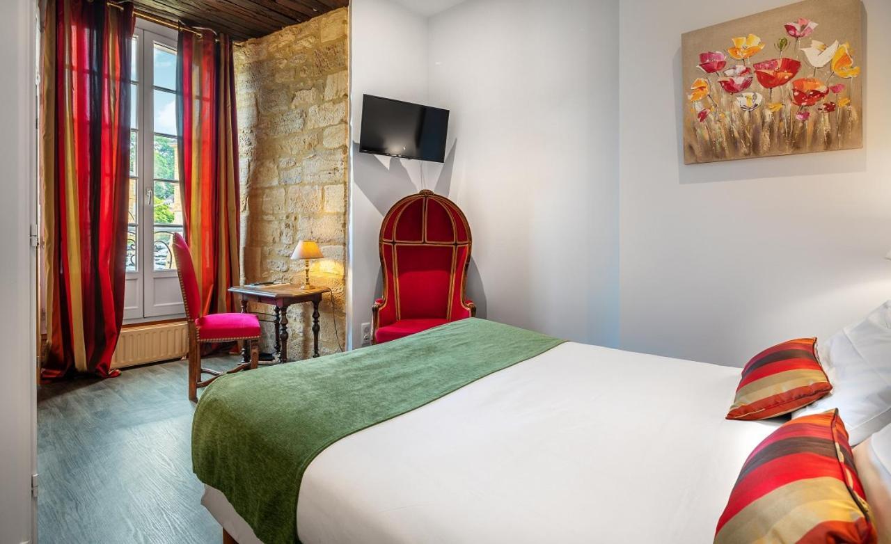 Hotel La Couleuvrine Sarlat Centre Ville Luaran gambar